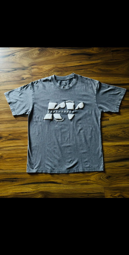 Grey Acid Wash T-Shirt